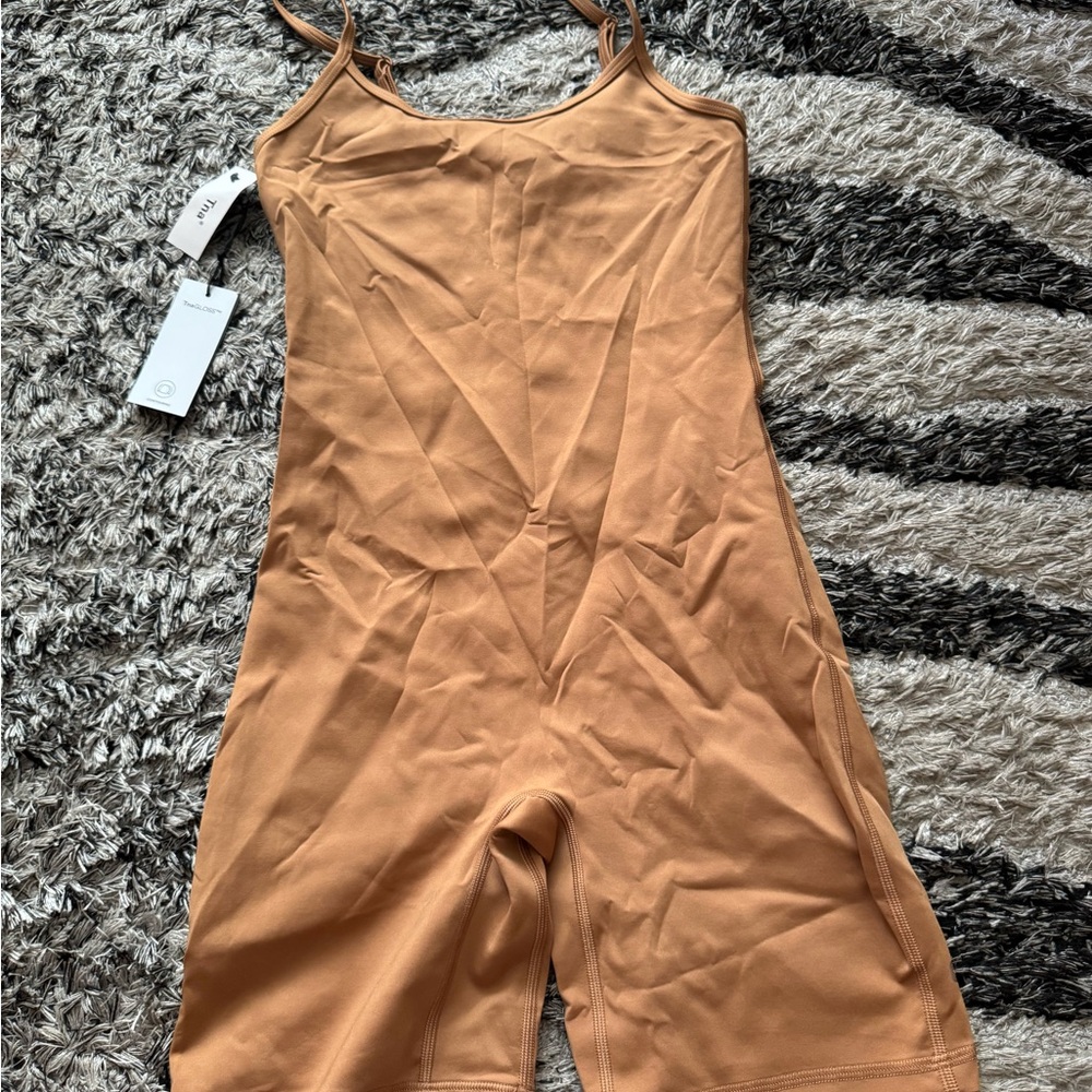 Aritzia Tan Jumpsuit